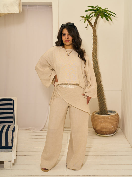 Laha Ketan Wide Pants with cover